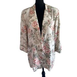 Alice Stuart Floral Blazer Jacket  Size XL